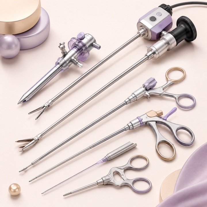 3D model of laparoscopic surgical instruments