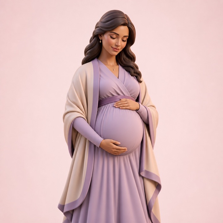 3D sculpture representing compassionate pregnancy care